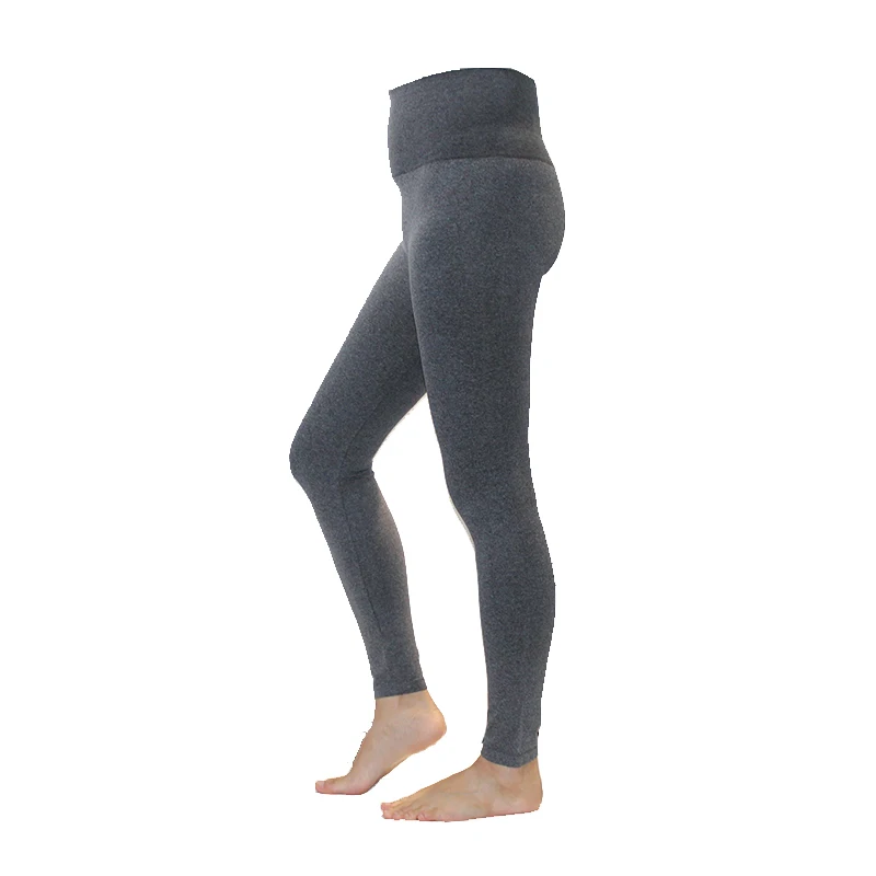 Drozeno einfarbige Leggings mit hoher Taille und hoher Elastizität