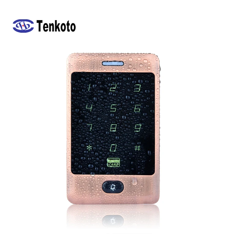 Metal Wiegand تماس لوحة المفاتيح الرقمية بطاقة الهوية IC التحكم في الوصول اللمس قفل بكلمة مرور قارئ RFID