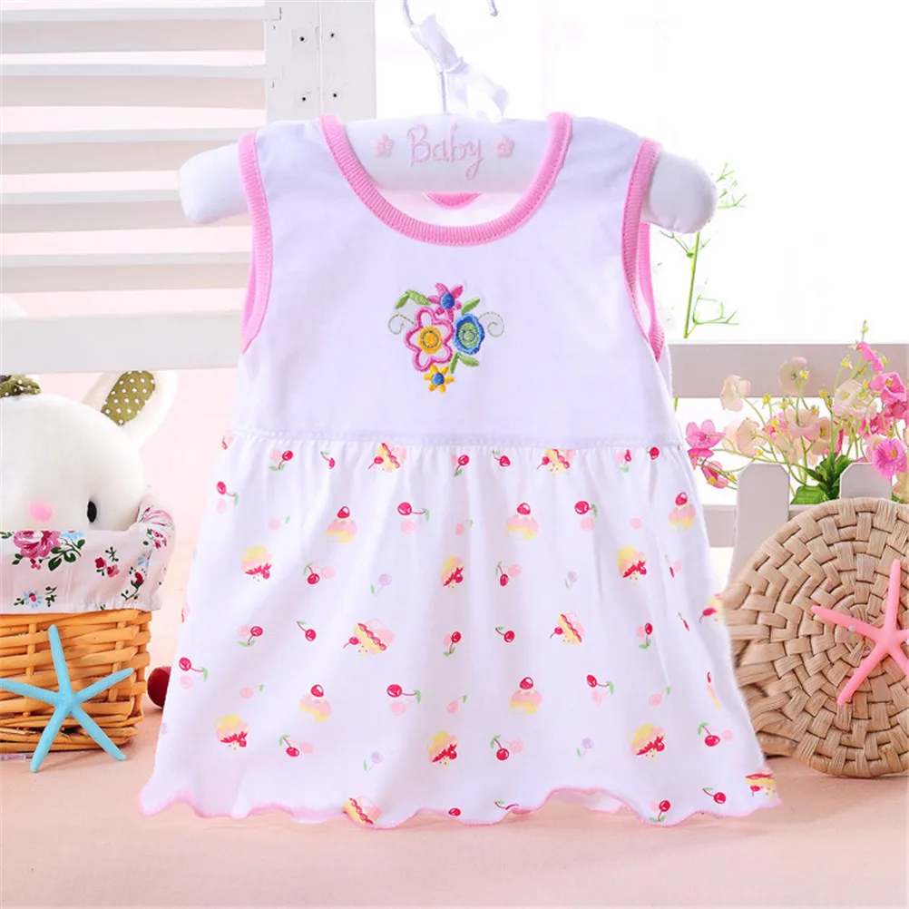 Cute summer girls dresses style infantile Dress hot sale baby girl clothes Summer flower style dress