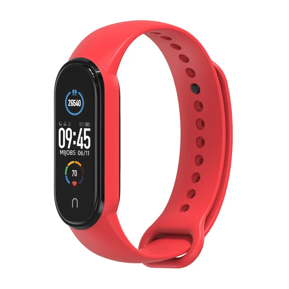 Strap for Mi Band 6 5 4 3 Silicone Wrist Bracelet for Xiaomi Mi Band 5 Pulseira Smart Wristband Xiomi Miband 4 Correa Opaska