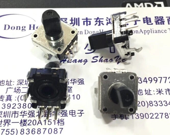 

Alps ec12e24204a2 переключатель кодирования 24 позиционирования 24 импульсной длины стержня 10 мм