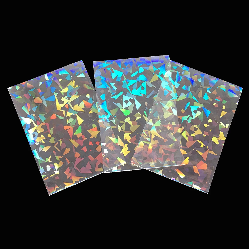 100PCS AEGIS GUARDIAN Holographic Sleeves Idol KPOP Photo Card Protector Fit Hologram Foil Sleeve TCG Binder Film Tarot