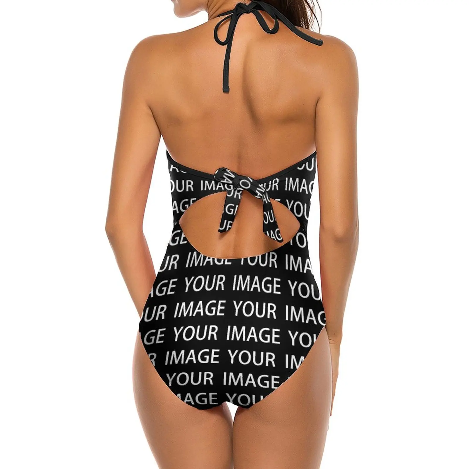 Your Image Custom Made Swimsuit Custom Design Your Own Suspender One Piece Swimwear Customized Bathing Suit