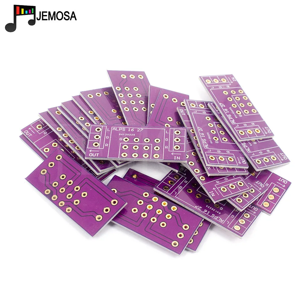 10 قطعة مزدوجة الجانبين FR4 لوحة دارات مطبوعة محول لوحة دوائر كهربائية ل ALPS RK16 RK27 حجم الجهد Hifi مضخم الصوت لتقوم بها بنفسك