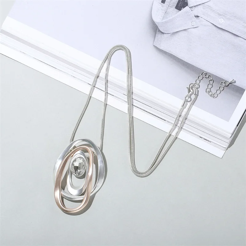 Long Necklaces & Pendants for Women Maxi Collier Femme Geometric Chain Fashion Necklace Statement Colar Accessories Jewelry 2025