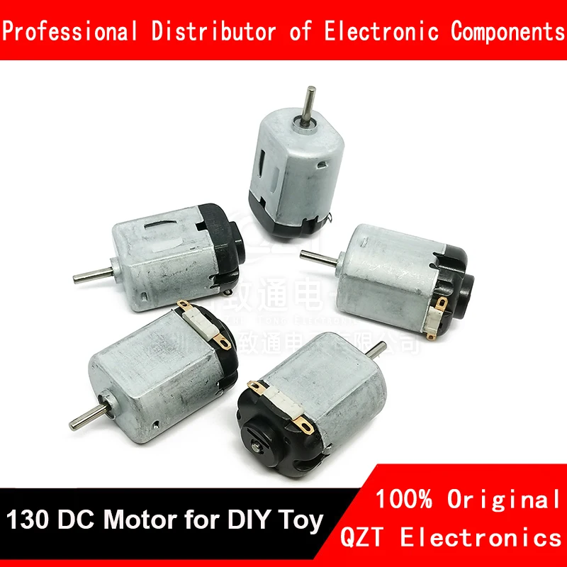 10 sztuk 130 Micro DC silnik 3V-6V 8000RPM miniaturowy silnik elektryczny silnik na cztery koła małe DIY zabawki hobby inteligentny samochód