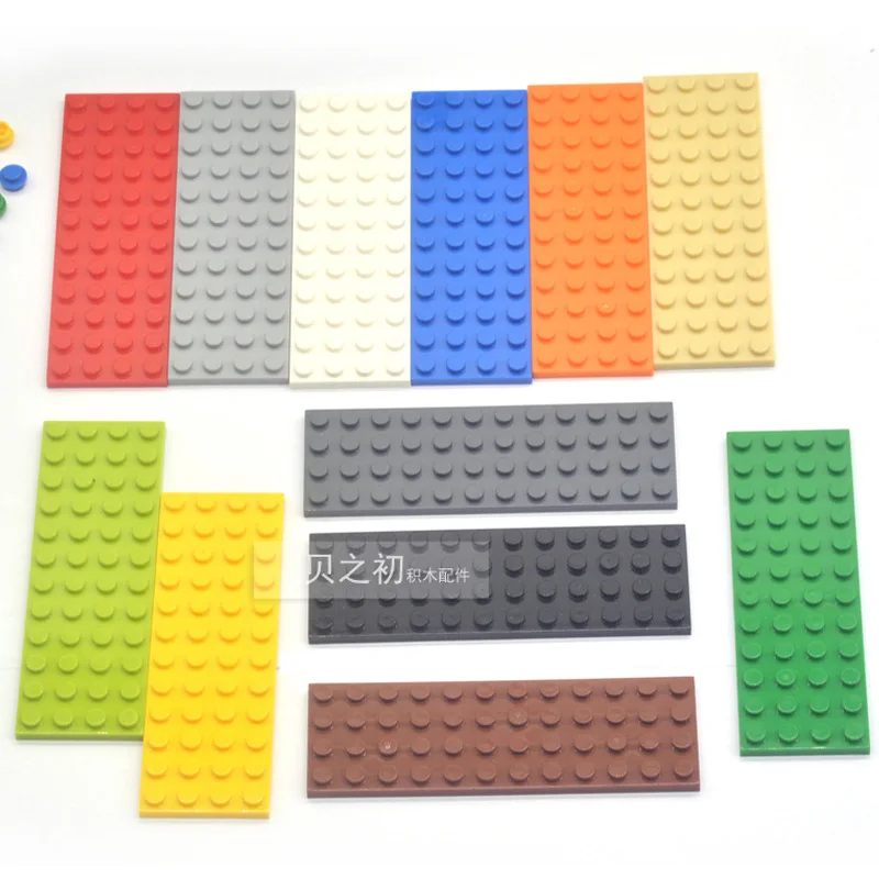 

100g Bulk Parts 4x12 Thin Bricks Building Blocks Plastic base Plate MOC Figure Model Assemble Educational Toys for Children 3029