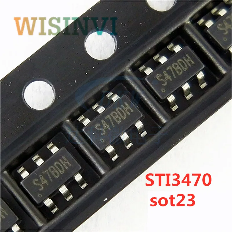 

50-1000PCS STI3470 3470 mark S47*** SOT23-6 2A 18V Synchronous Step-Down IC