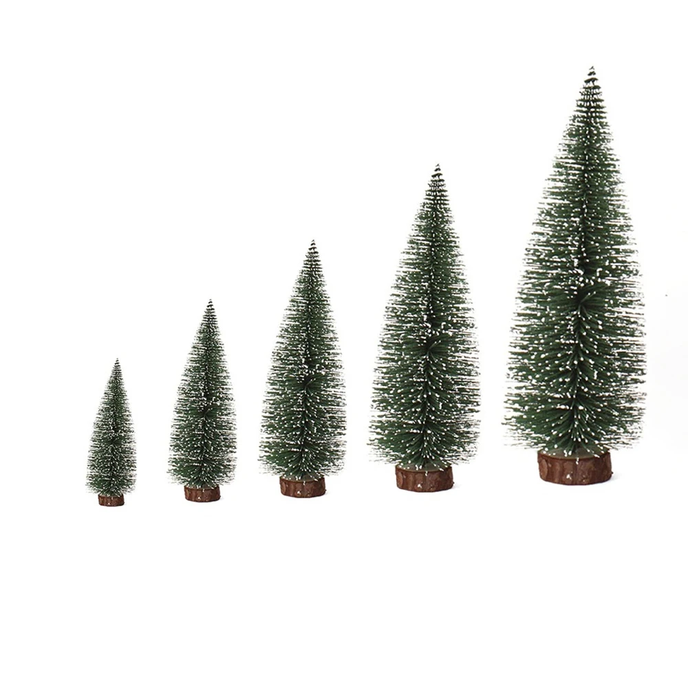 10–30 cm Weihnachtsdekoration, Weihnachtsbaum, Kiefernbaum mit Holzsockel für Heimdekoration, Weihnachtsfeier, Neujahr, Neujahr, 2026 Ornament – Detail 10