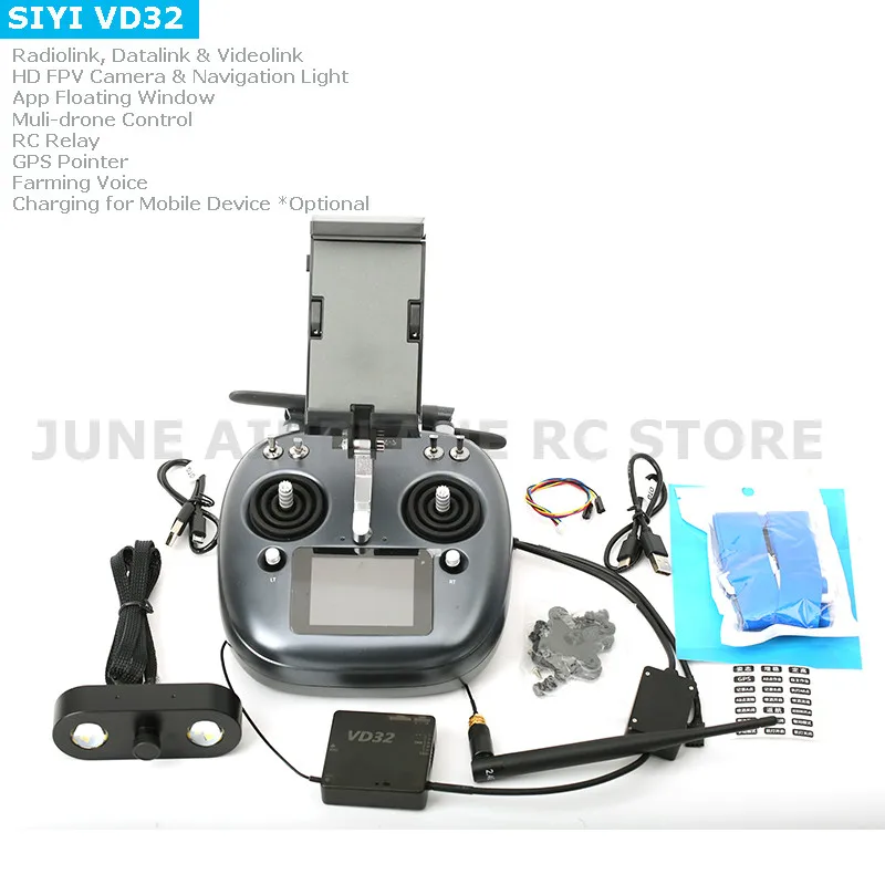 SIYI VD32 Remote Controller + JIYI K3A pro Flight Control Combo DIY Agricultural Spray Drone Frame Kit Drone