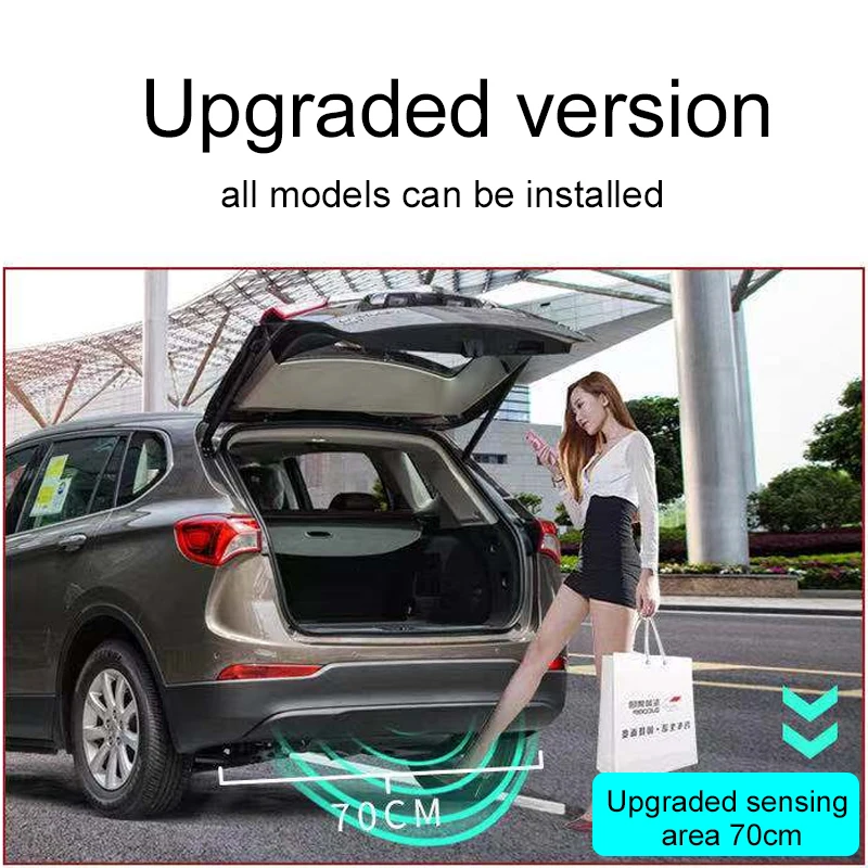 Car Smart Automatic Trunk Opening One Foot induction Trunk Opener Replacement Electric Tailgate Microwave Induction One Foot Sen