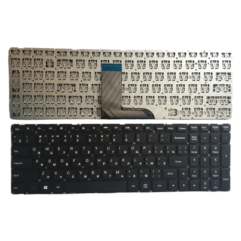 

NEW Russian keyboard for Lenovo Flex 3-15 3-1570 3-1580 Edge 2-15 2-1580 RU laptop keyboard without Frame black