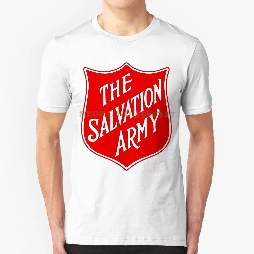 Round Neck Best Selling Male Natural Cotton Shirt The Salvation Army , Custom Tshirt