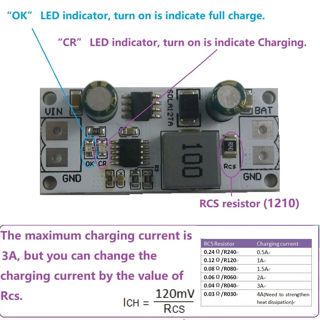 3A 12V 1-1000AH Lead-Acid Battery Charger With Photovoltaic Cell MPPT Function for UPS Car Solar panels SDLA12TA/B