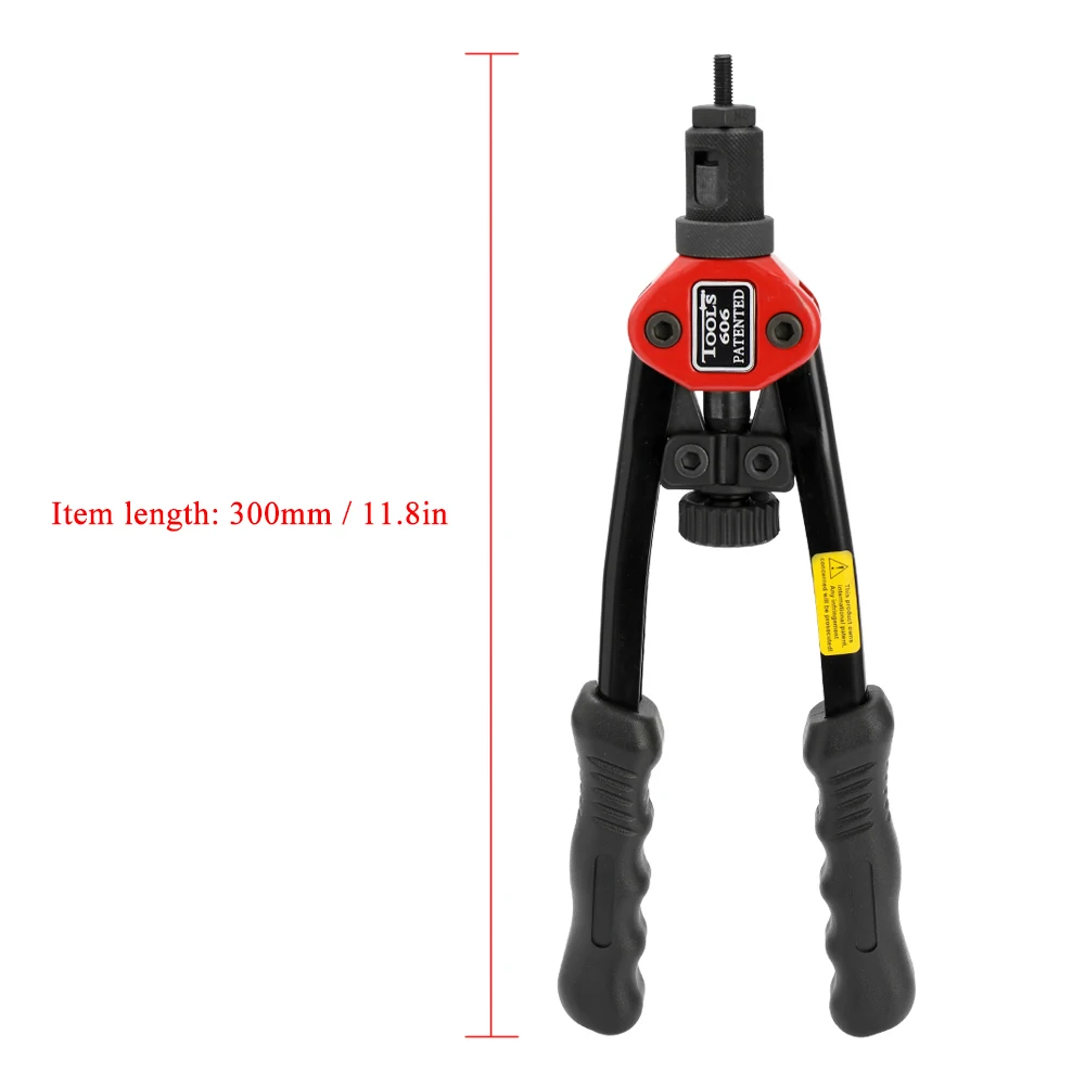 มือเกลียว Rivet ถั่วปืน Riveter แขนยาวถั่ว Rivnut เครื่องมือสำหรับ Auto M3/M4/M5/M6/M8 Hand Riveter BT-606คู่มือ Rivet เครื่องมือ