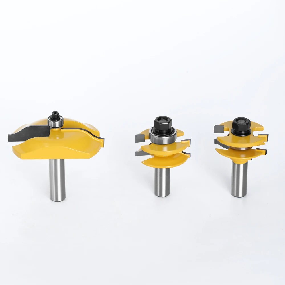 Imagem -03 - Haste Pequeno Trilho e Stile Ogee Roteador Bits Conjunto Cortadores de Tenon Porta do Armário do Painel para a Máquina Ferramenta de Madeira 03134 Peças 12 mm 12.7 mm