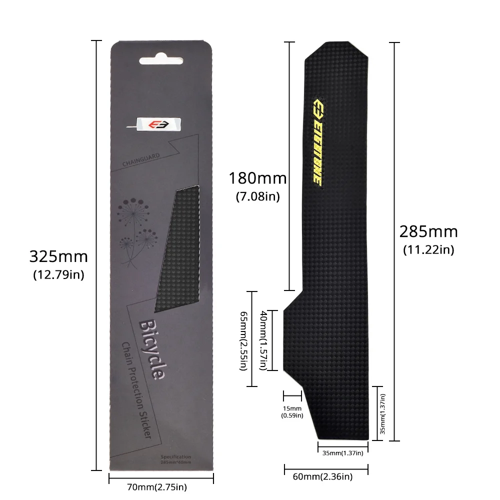 Bicycle Chain Protection Stickers MTB Frame Protector Scratch-Resistant Road Bike Chain Guard Cover