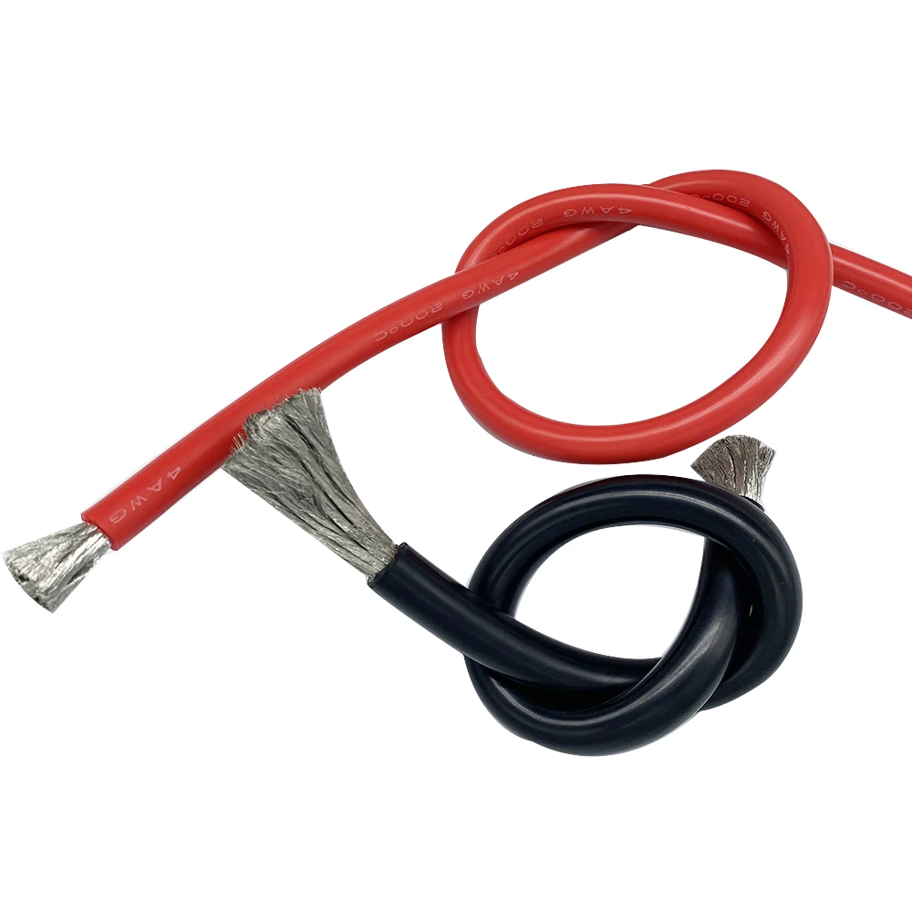 Soft Silicone CableWire 12 14 15 16 18 20 22 24 26 28 30 Tinned Copper Wire Insulation Heat-resistant Battery Cable for Car