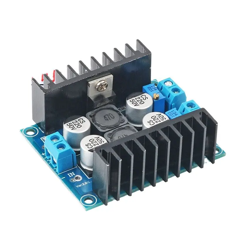 LM2596S Dual-Channel ปรับแผงพลังงาน DC5-40V คู่เอาต์พุต DC5V12V24V แรงดันไฟฟ้าโมดูล3A