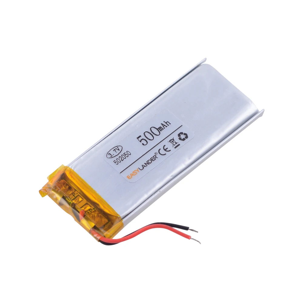 502248 502050 3.7v 500mAh li-ion Lipo cells Lithium Li-Po Polymer Rechargeable Battery For Bluetooth speaker GPS PDA Tachograph