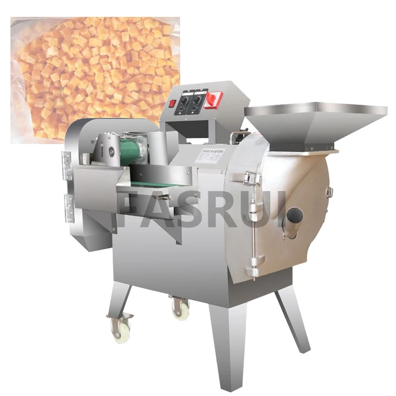 Double Head Vegetable Cutting Machine For Cutting Legume Long Leafy Vegetables Stainless Steel Automatic Vegetable Cutter