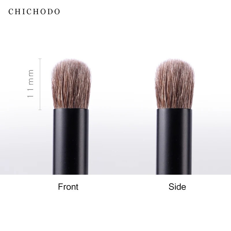 CHICHODO Makeup Brush-Ink Painting Series Top Animal Hair Brushes-Goat Hair Eyeshadow Make Up Brush-Cosmetic Beauty Tool-J318