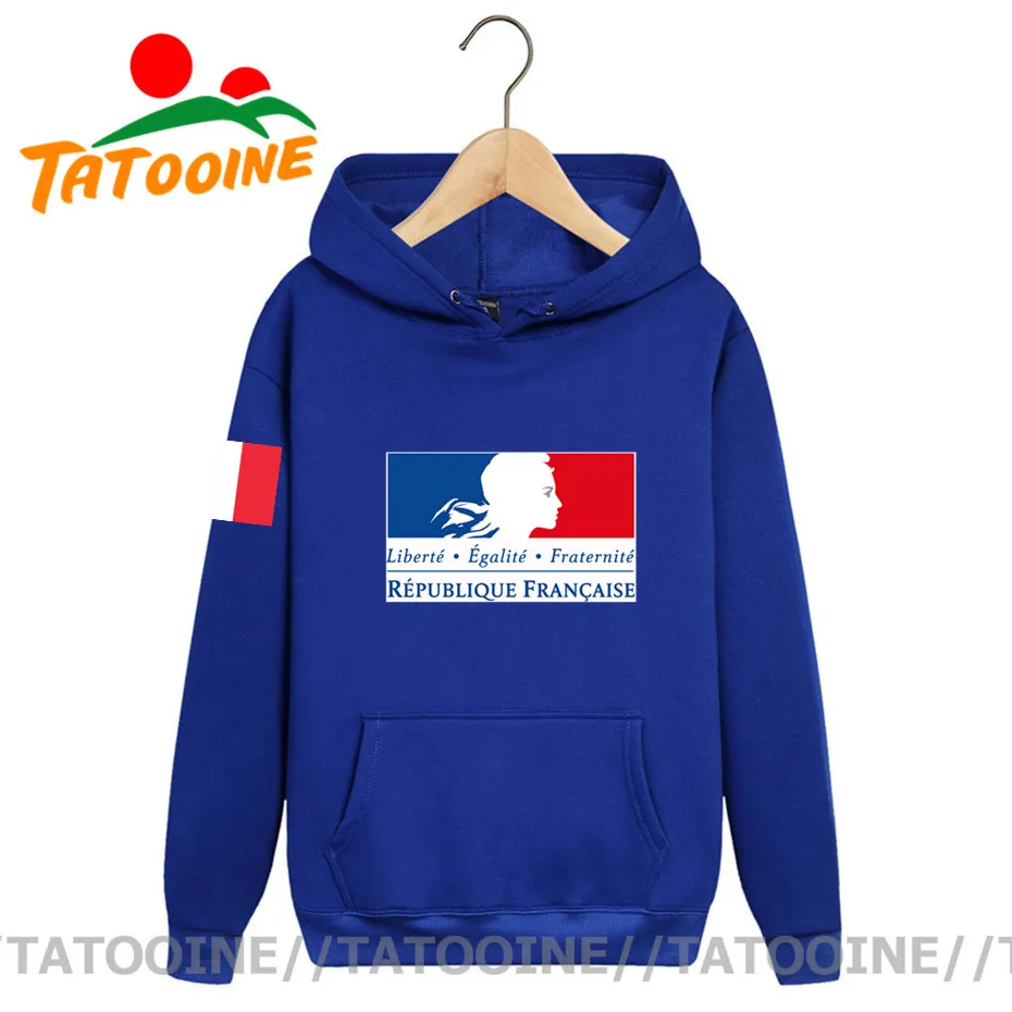 Paris France hoodies men sweatshirt sweat hip hop streetwear clothing jerseys FRA loose tracksuit nation French flag fleece FR