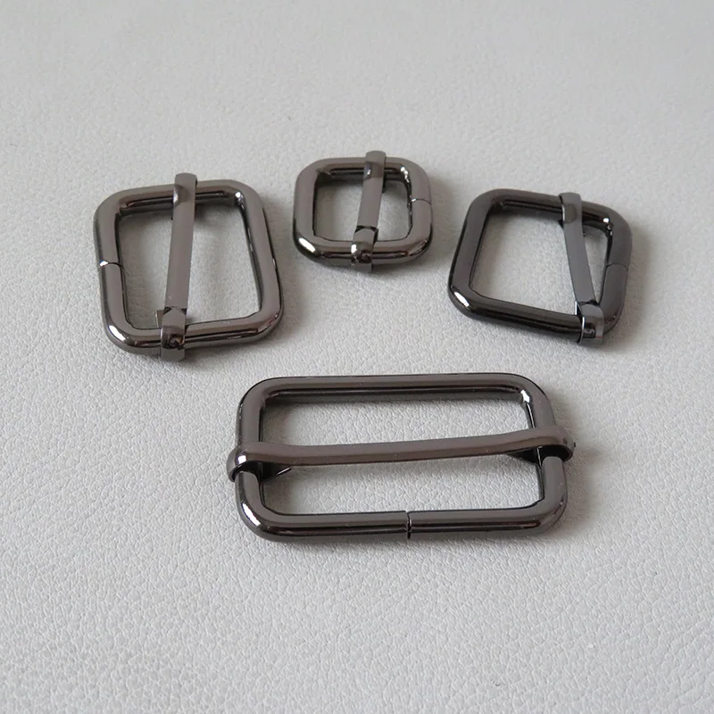 1PCS Metal Buckle Adjuster Tri Glides For Bag Packbag Belt Straps Loop Hardware Dog Collar Backpack Clasp High Quality