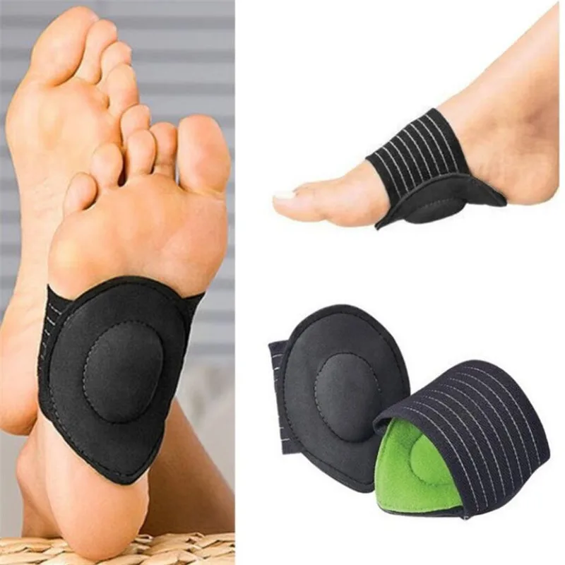 2 Pairs Compression Cushioned Arch Support Brace Strap Plantar Fasciitis Sleeves for Pain Relief Sore,Flat Feet,Heel Spurs Pad