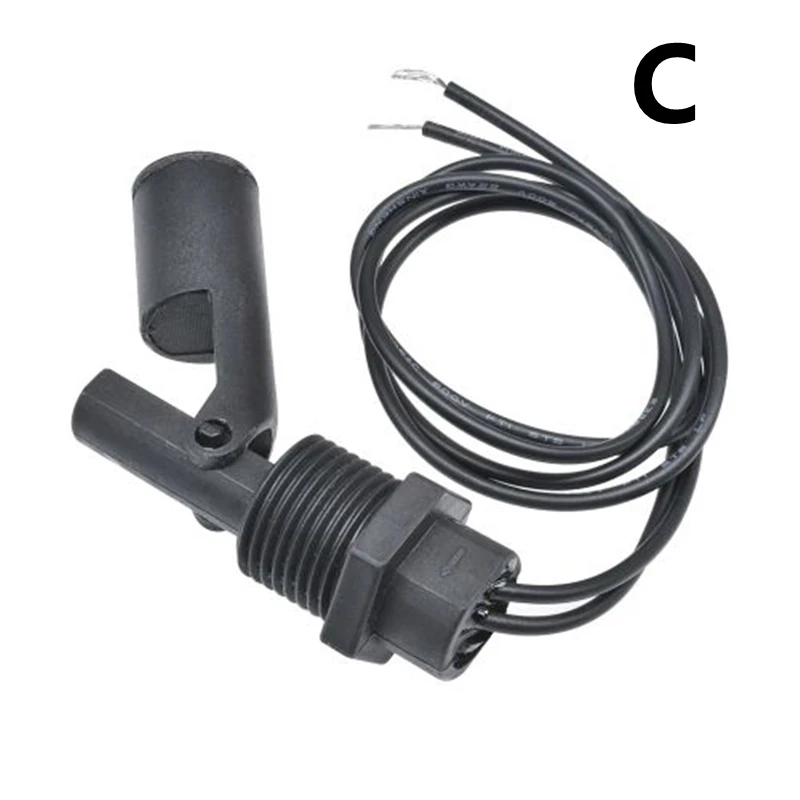 A/B/C/D/E/F Type Low Pressure Water Level Switch 100V Liquid Level Sensor PP Plastic Float Switch for Fish Tank Pool Aquarium