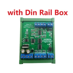 Din Rail DC 12V 8CH Analog Digital Input Output Devices 0-5V 0-10V 4-20MA DAC ADC RS485 Modbus RTU Board for PLC