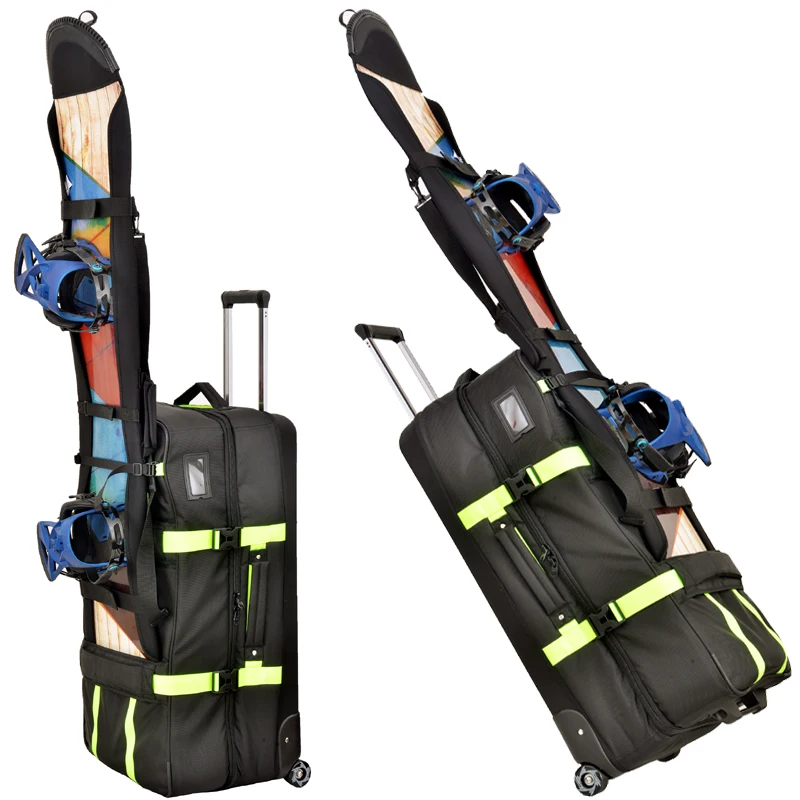 50L / 90L /120 L  Ski Trolley Case Ski Luggage With Wheels  \\  Can hang the snowboard a7357