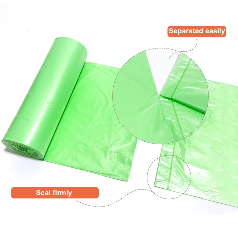 Biodegradable Garbage Bags Ecological Products Disposable For Trash Can Home And Kitchen Wastebasket Compostable Good Household