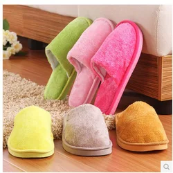 winter  shoes  Home slippers winter slipper, fleece slipper long flush warming  homing slippers, indoor shoesTX18 1pair=2pcs