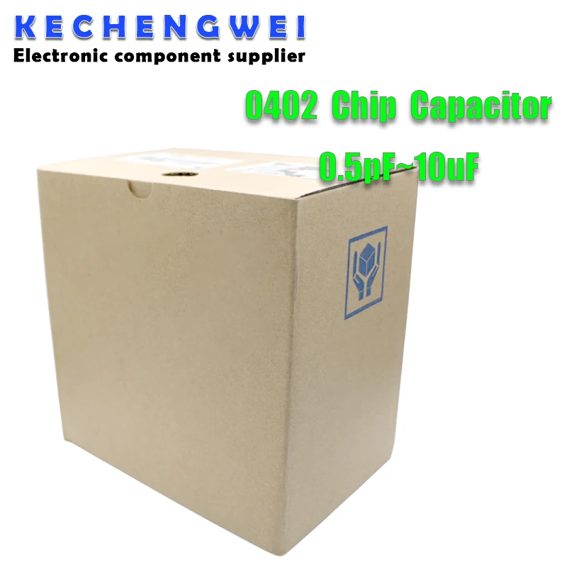 1reel 10000pcs 0402 50V SMD Thick Film Chip Multilayer Ceramic Capacitor 0.5pF-10uF 10NF 100NF 1UF 2.2UF 4.7UF 10UF 1PF 6PF