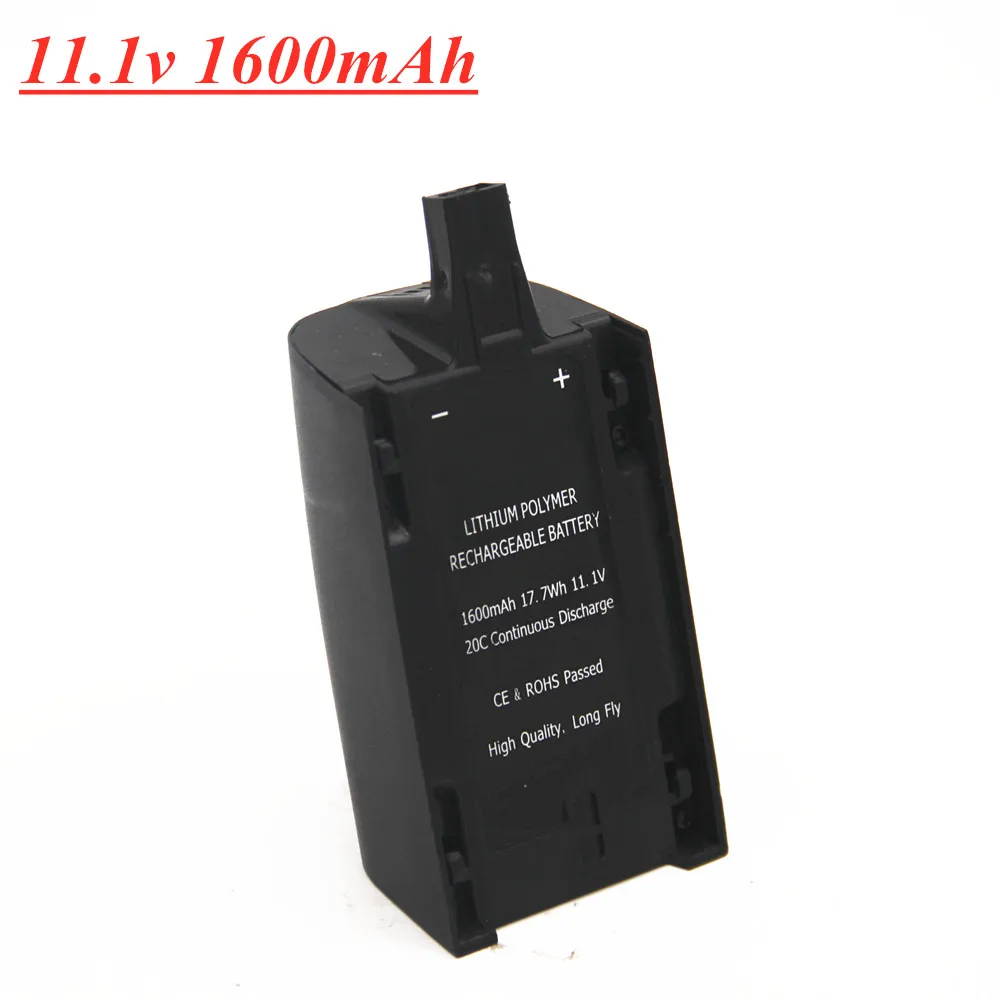 Original 11.1V 1600mAh 20C 27.7Wh Lipo Battery For Parrot Bebop Drone 3.0 11.1v 2500mah Drone Backup Rechargeable Battery 1pcs