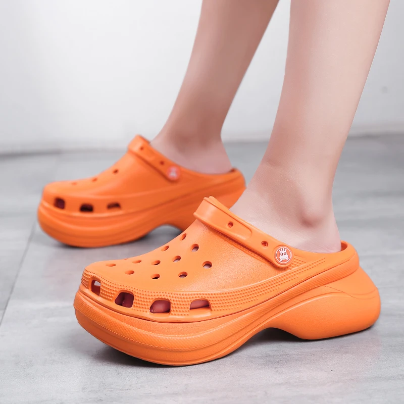 Summer Women Garden Clogs Comfortable high height EVA Injection Shoes Casual Breathable fashio Sandal Beach Slippers Water shoes