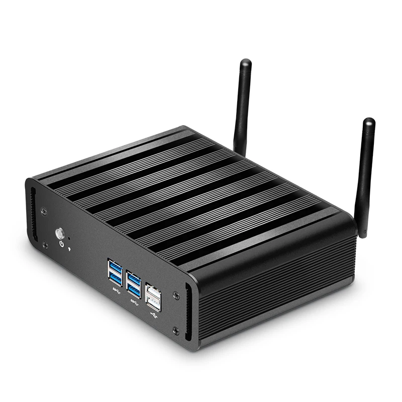 XCY Mini Pc Intel Core i3 7100U i7 5500U Windows 10 pro Linux VGA HDMI USB Micro Fanless Computer Minipc Htpc Thin Client Nuc Ps