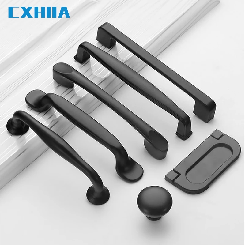 Новая фурнитура, дешевая твердая сталь, Декоративная нержавеющая мебель для спальни, кухни, Современная Т-образная дверь, шкаф, выдвижная ручка