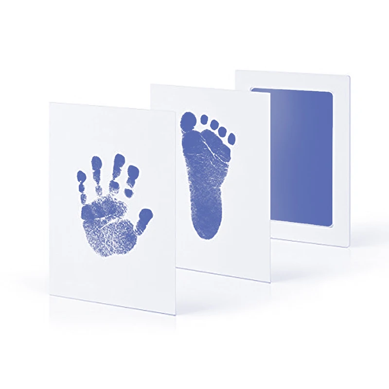 Baby Care Non-Toxic Baby Handprint Imprint Kit Baby Souvenirs Casting Newborn Footprint Ink Pad Infant Clay Toy Gifts