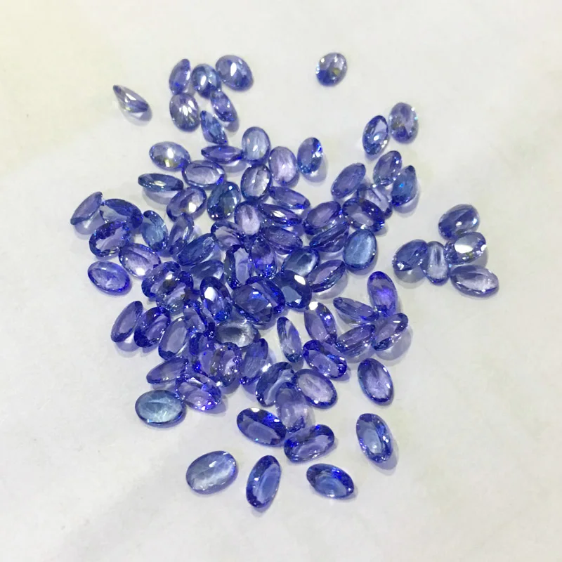 Genuine Natural Tanzanite Loose Gemstone 1PCS Genuine Tanzania origin Diy  Jewelry for Silver Gold Ring Women Party Gift