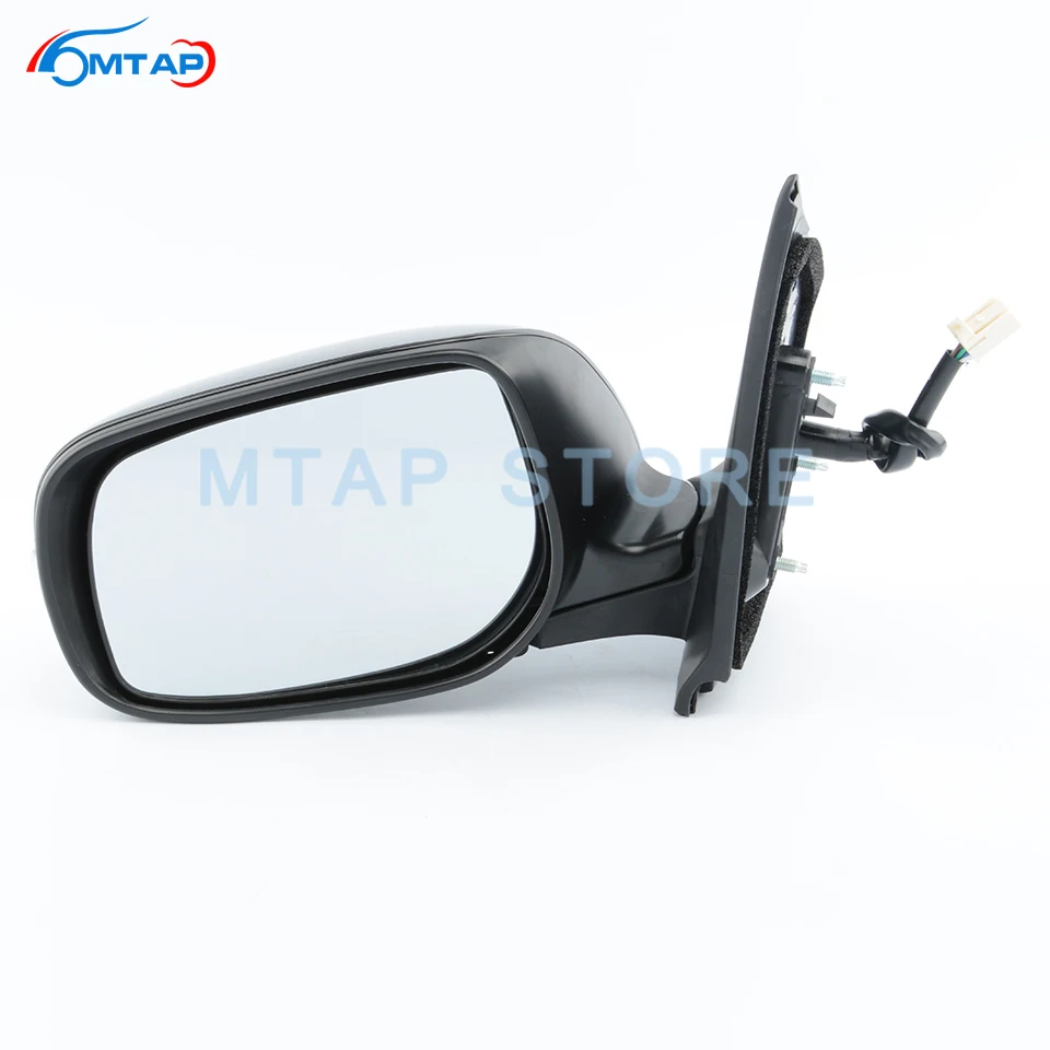 MTAP For Toyota For Vios 2008-2013 NCP92 ZSP92 Outer Side Rearview Mirror Assy Door Back Up Mirror Assembly 3 / 5 / 7 Pins