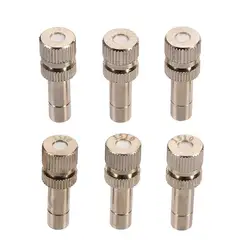 0.1-0.8mm Low Pressure Fine Misting Nozzles Disinfection landscaping Cooling Humidification Atomization Sprayers 3Pcs