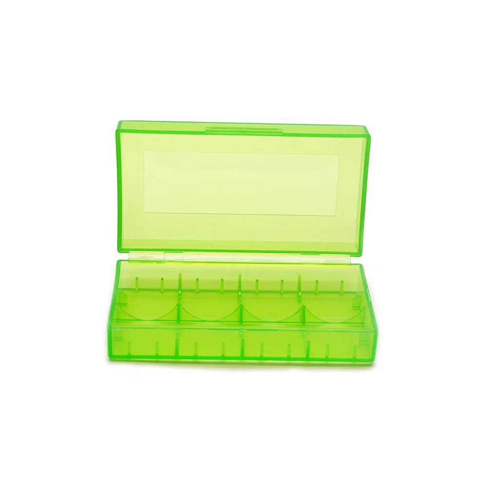 18650 PVC Hard Plastic Battery Storage Case Box Holder for 2X 18650 Battery Protective Boxes Case Container Cover Organizer Box