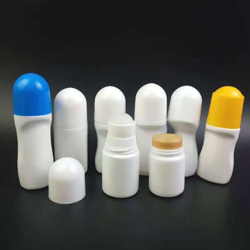 

50pcs/lot 30ml 50ML White Rolling Ball Bottle Lubricant Cosmetic Moisturizing Packing Perfume Bottle Essential Oil Empty