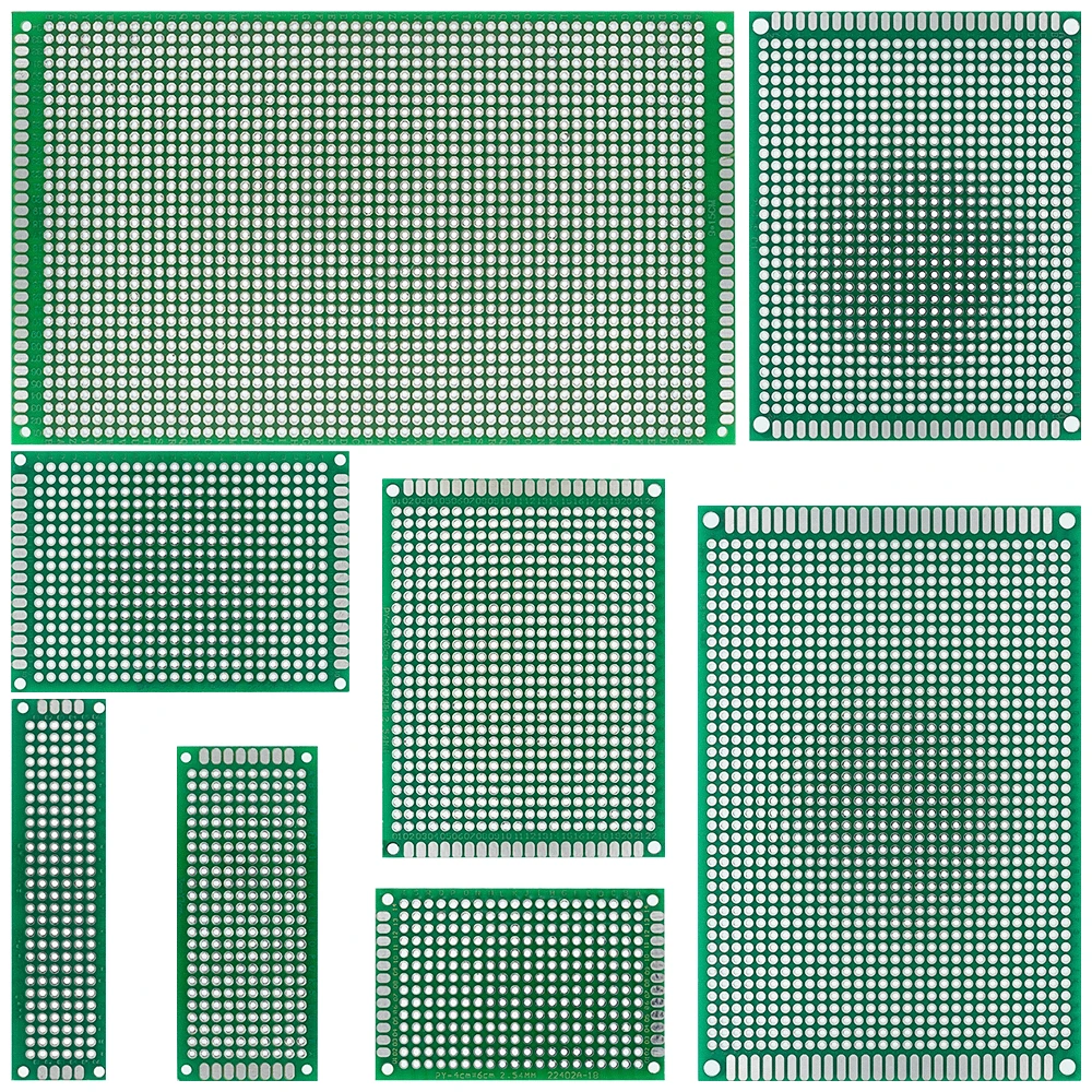 9x15 8x12 7x9 6x8 5x7 4x6 3x7 2x8 cm Double Side Prototype Diy Universal Printed Circuit PCB Board Protoboard For Arduino