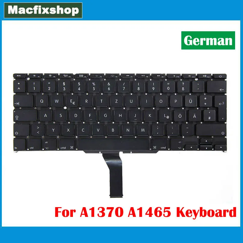 

Laptop German GE RU A1465 A1370 Keyboard 2011 2012 2013 2014 2015 2016 2017 For Macbook Air 11.6 inch A1370 A1465 Keyboard