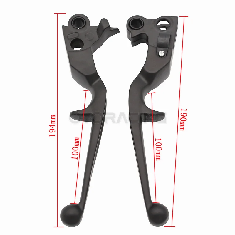 Motorcycle Brake Clutch Hand Levers For Harley Sportster 883 1200 Dyna Softail Night Train Fat Boy Street Bob Road King