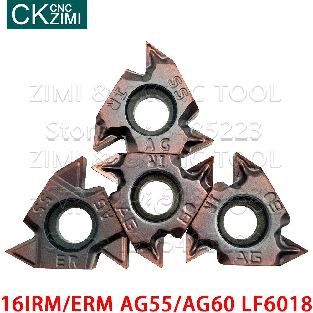 16IRM 16ERM AG55 LF6018 16IRM 16ERM, إدراج كربيد ، إدراج لولبة ، أداة قطع مخرطة معدنية CNC للصلب المقاوم للصدأ