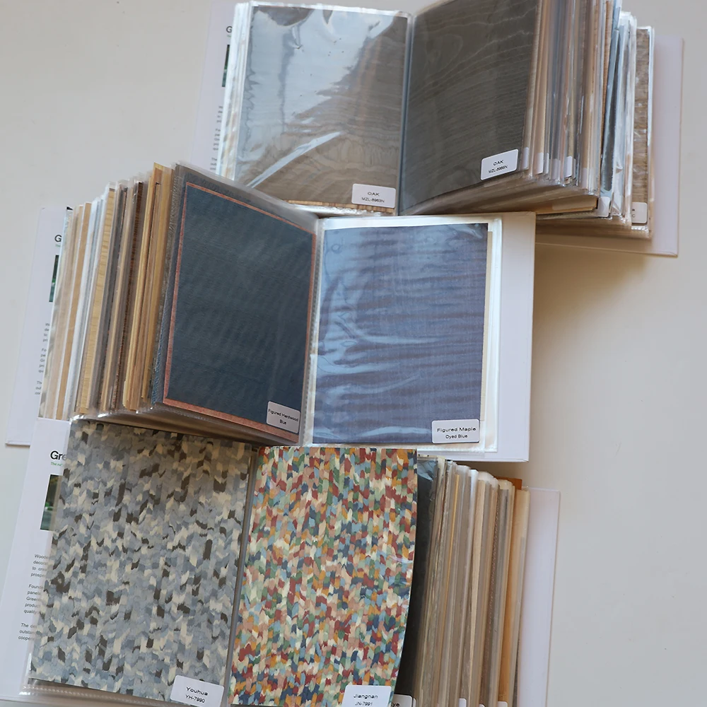 NEW Design 200 Species Engineered Natural Wood Veneer Sample Book